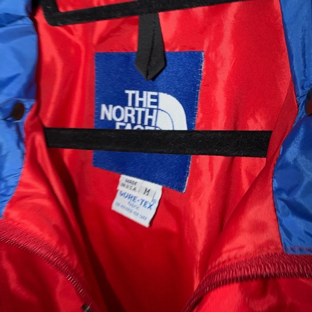The North Face Vintage Y2K Red Blue Black Gore Tex Winter Snow Ski Jacket medium